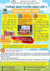 TB TUYỂN SINH LỚP 1 2025 2026